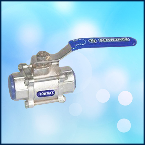 IC Three Piece Screwed Ball Valve Suppliers Gujarat - Paras Enterprise